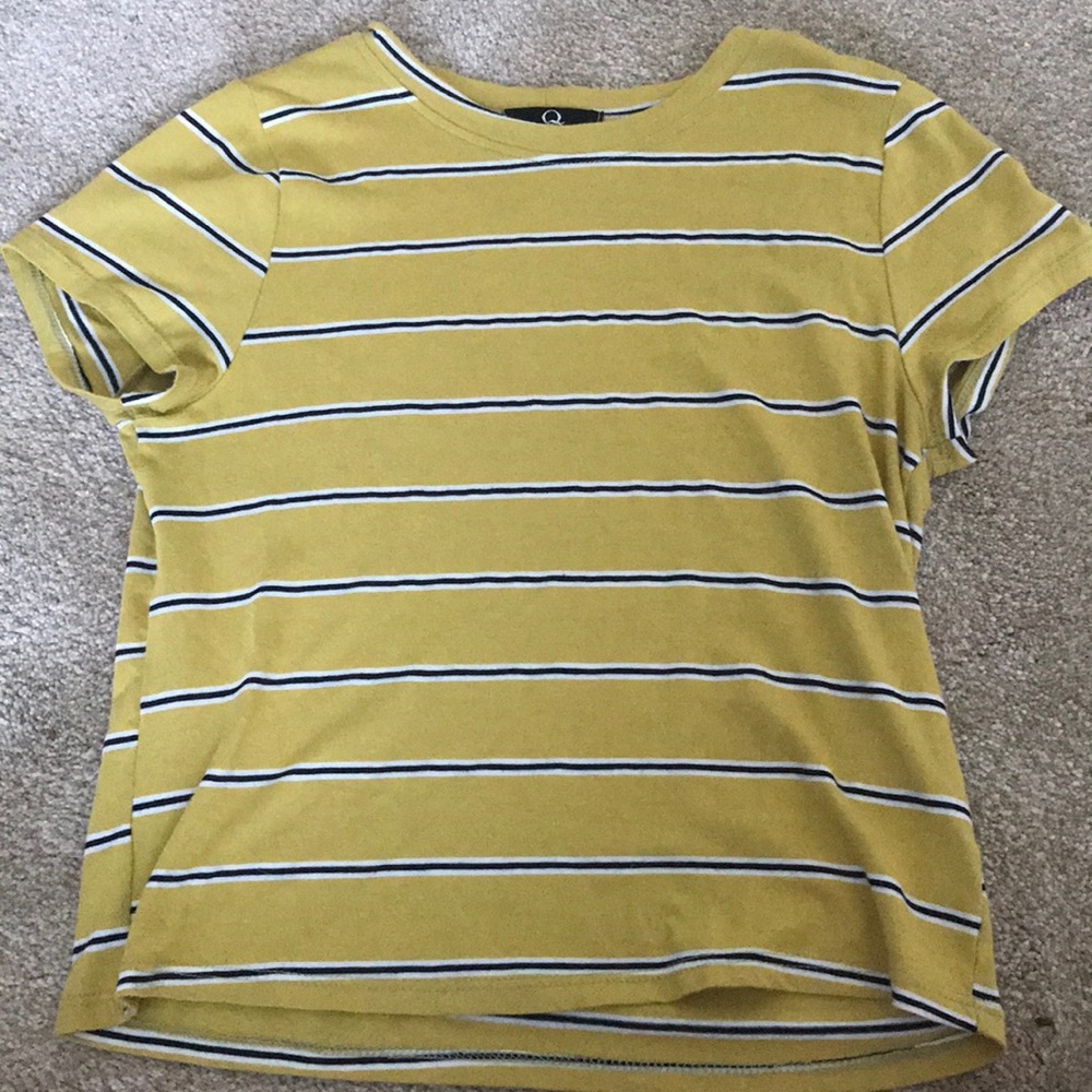 Yellow striped shirt